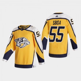 Nashville Predators Luca Sbisa 55 2020-2021 Reverse Retro Trikot Authentic - Herren